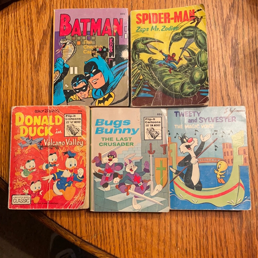 5 comic books